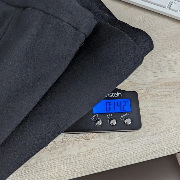 Talbots Vintage Black Wool Midi Shirt Women's 12 - Picture 8 of 8